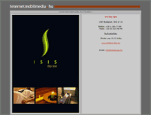 Tablet Screenshot of isisdayspa.internetmobilmedia.hu