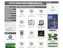 Tablet Screenshot of cegreklam.internetmobilmedia.hu