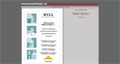 Desktop Screenshot of hillinternational.internetmobilmedia.hu