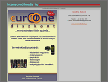 Tablet Screenshot of euroone.internetmobilmedia.hu